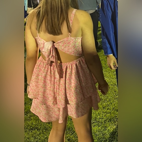 flower print romper dress! - Picture 2 of 3